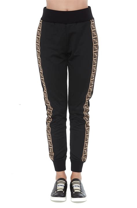 fendi black joggers|Fendi jogging pants.